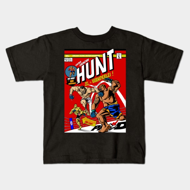 Hunt vs. Silva Kids T-Shirt by Heroesandheadkicks